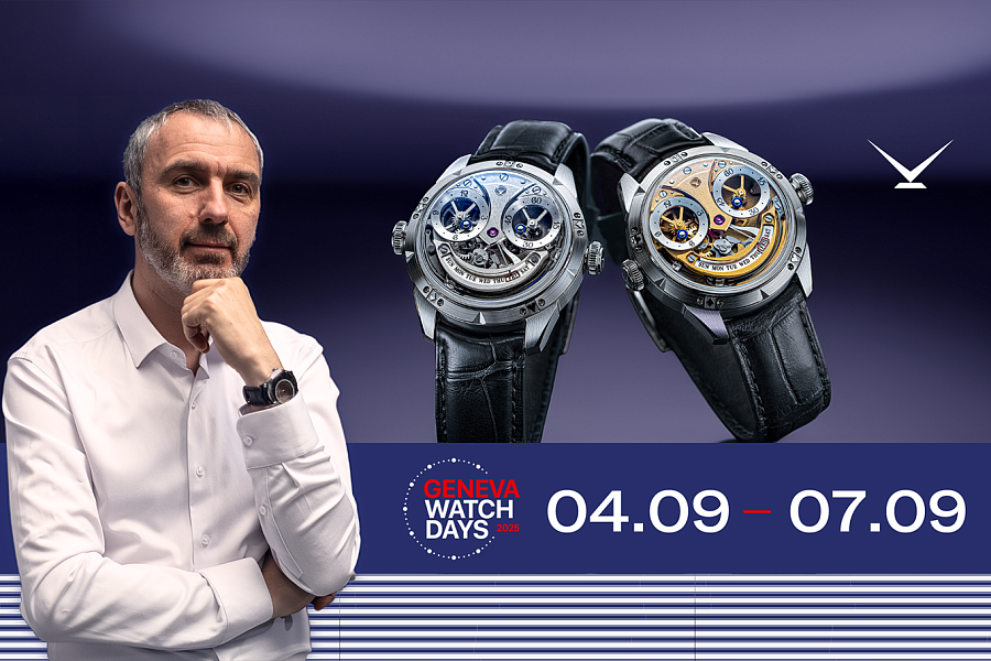 Константин Чайкин в пятый раз примет участие в международной часовой выставке Geneva Watch Days